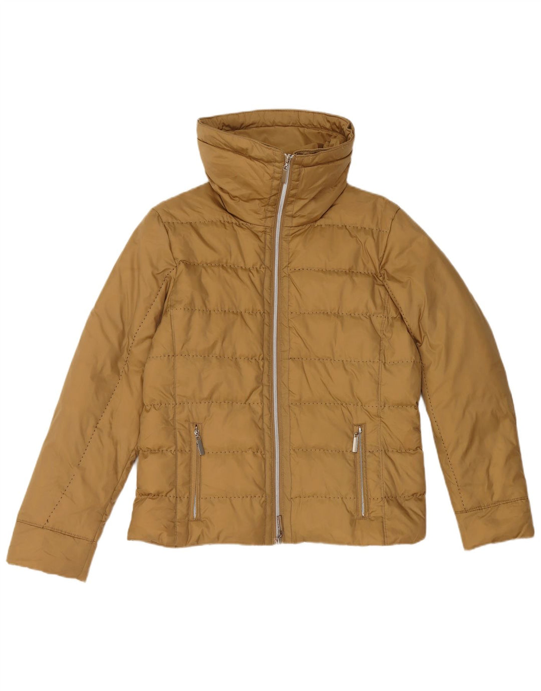 SUPERGA Wattierte Damenjacke UK 14 Mittelbraunes Polyamid