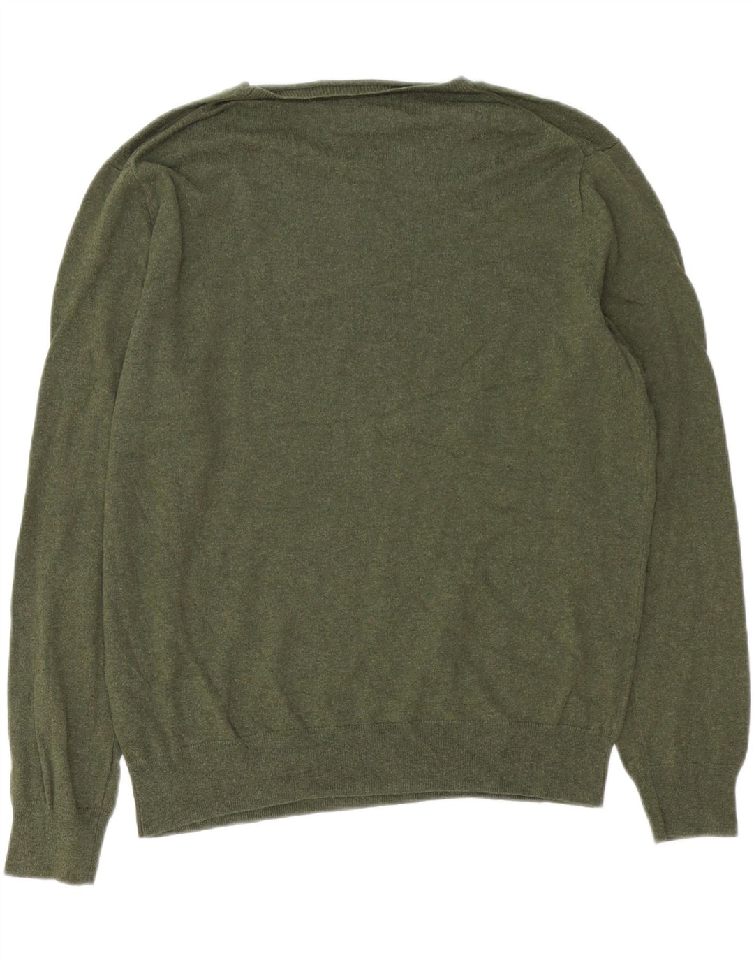 J. CREW Herren Mercantile Pullover mit Rundhalsausschnitt, groß, Khaki, Baumwolle