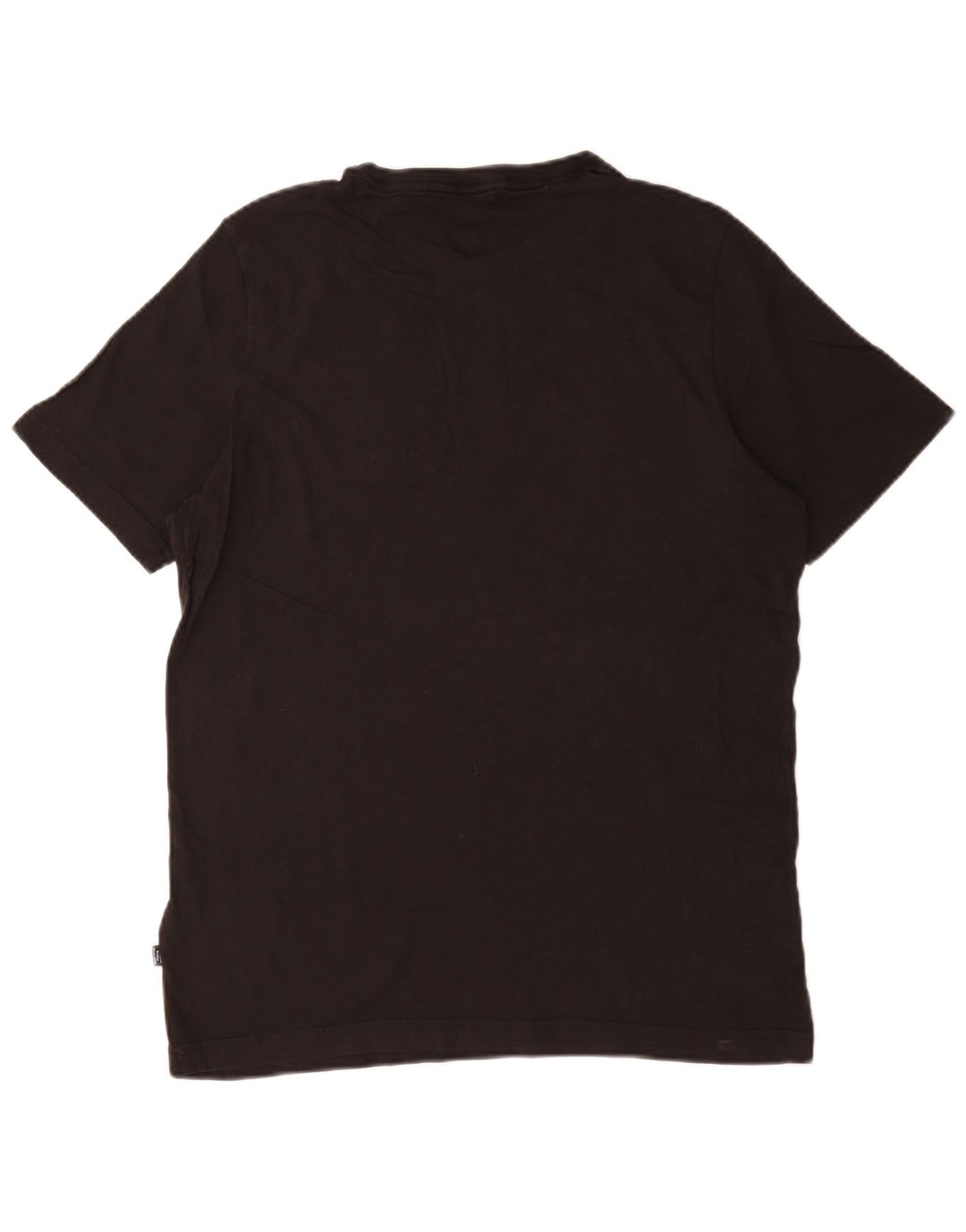 Puma Herren Grafik T-Shirt Top Mittelschwarz Baumwolle