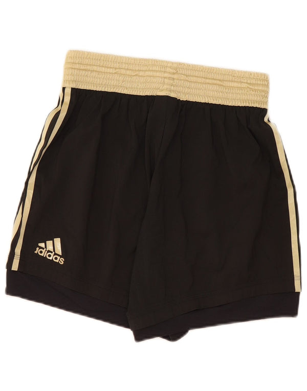 Adidas Herren Deutscher Fußball Bund Sport Shorts Small Schwarz Colourblock