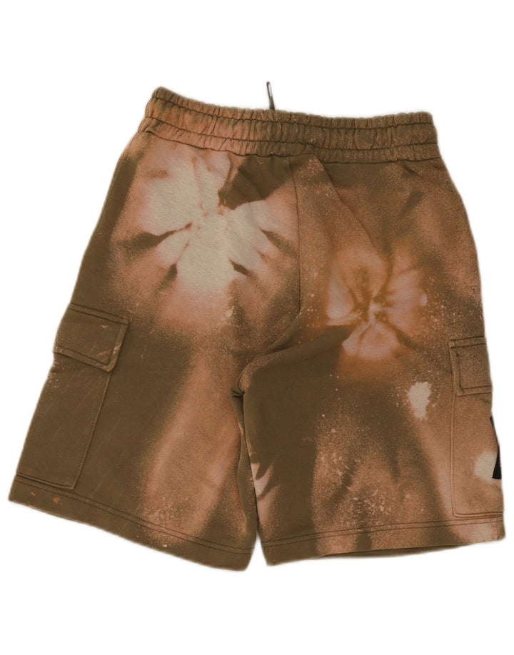 Starter Herren Cargo Sport Shorts Small Khaki Tie Dye Cotton