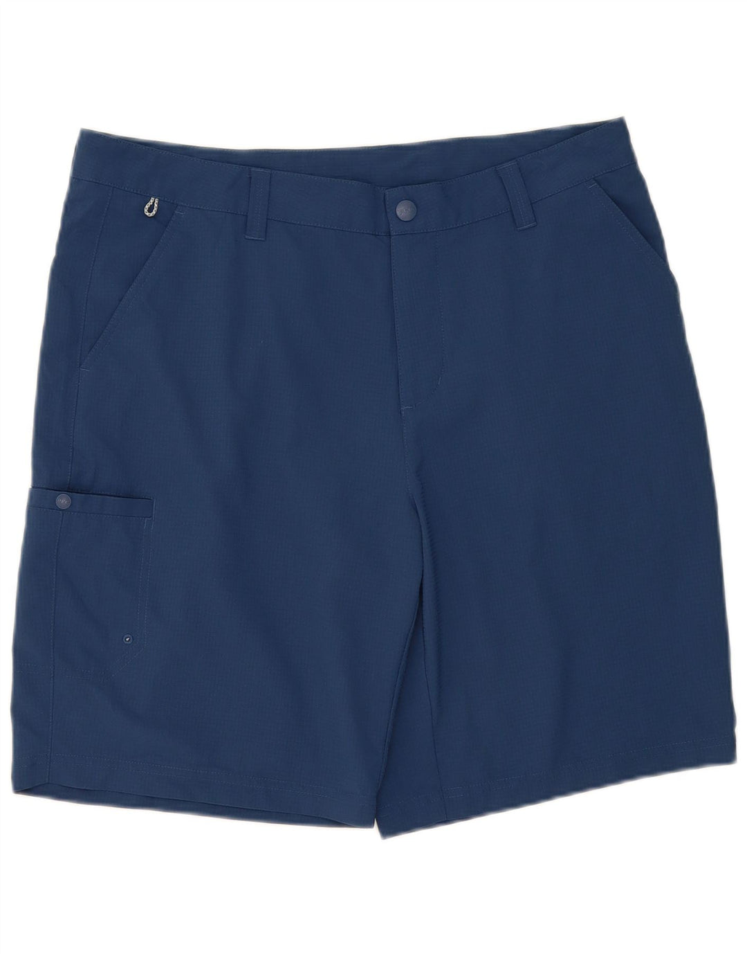 Columbia Herren-Cargoshorts W36, groß, marineblau, kariert, Polyester