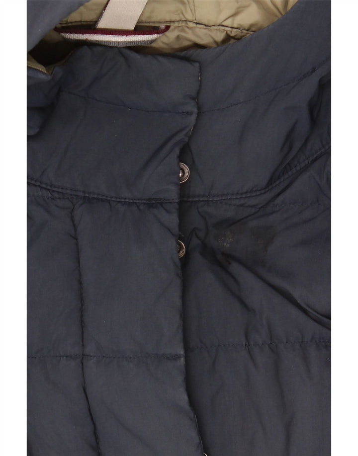 Colmar Damen Wattierte Jacke mit Kapuze IT 44 Medium Marineblau Polyamid