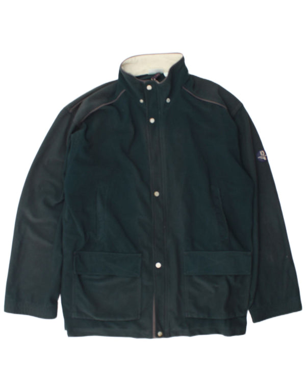 Diadora Herren-Trainingsanzug-Top-Jacke, UK 46, 2XL, grünes Polyester
