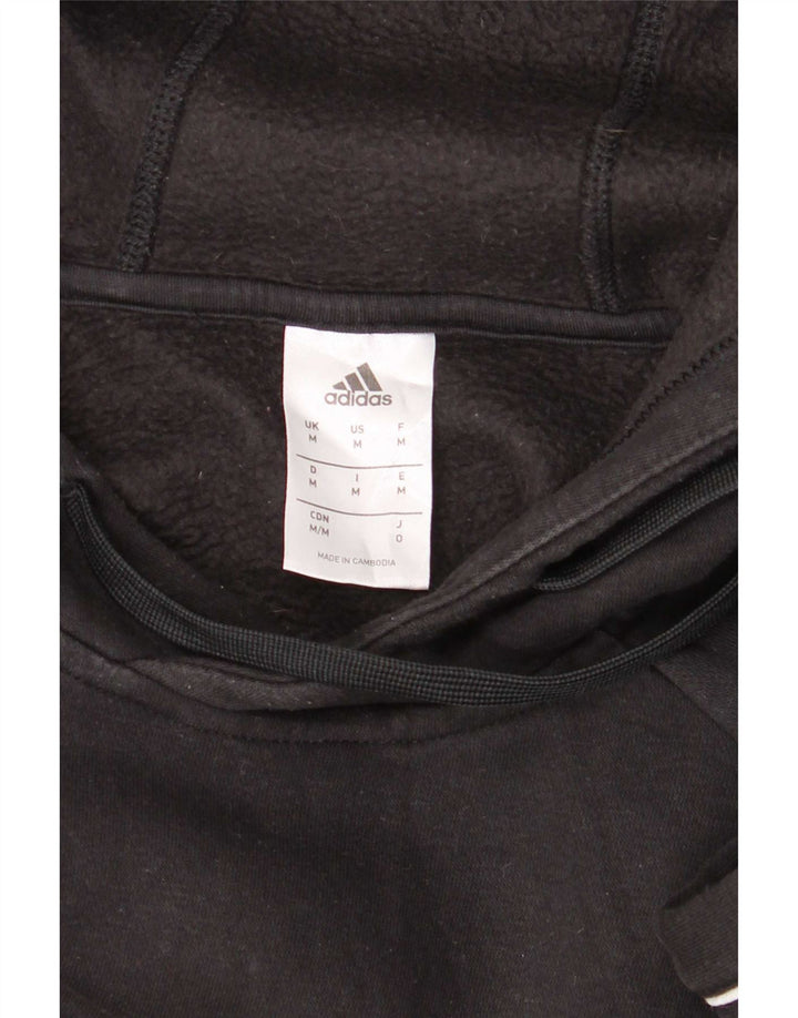 Adidas Herren Kapuzenpullover Mittelschwarz Baumwolle