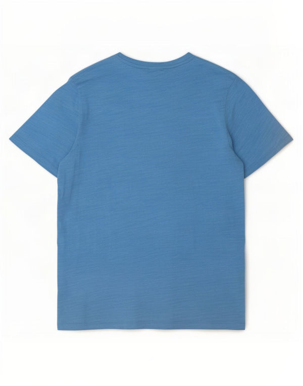 Jack & Jones Herren-T-Shirt mit Grafik, XL, blau meliert, Baumwolle