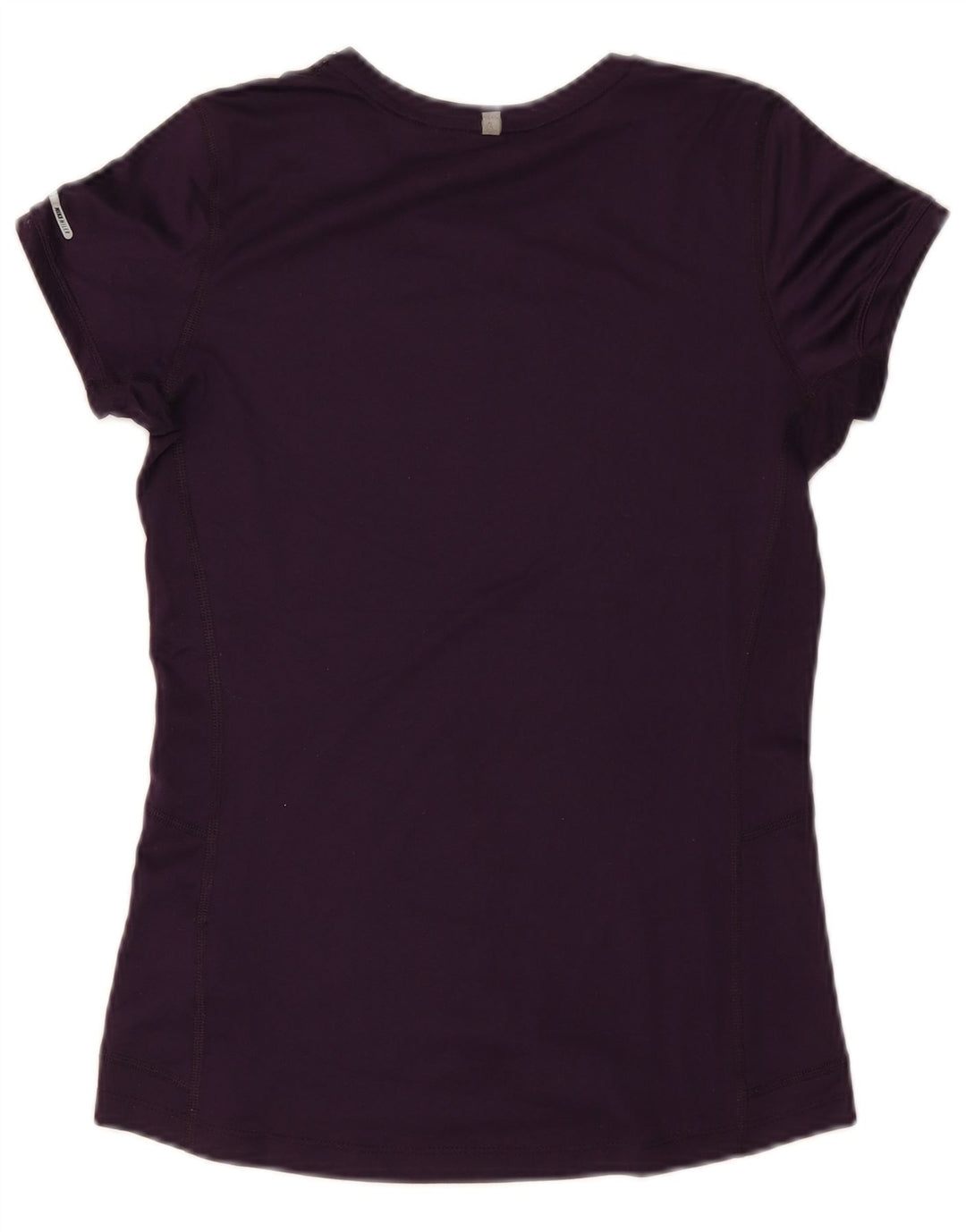 Nike Damen Dri Fit T-Shirt Top UK 8 Small Lila Polyester