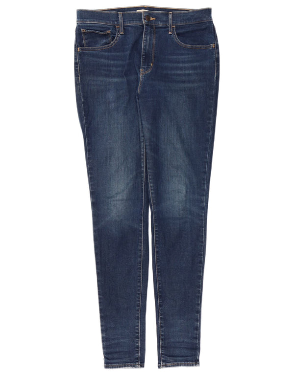 LEVI'S Damen 720 High Rise Skinny Jeans W30 L32 Marineblau Baumwolle