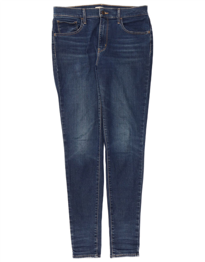 LEVI'S Damen 720 High Rise Skinny Jeans W30 L32 Marineblau Baumwolle