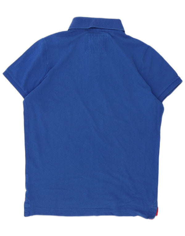 Abercrombie & Fitch Herren Poloshirt XL Blau