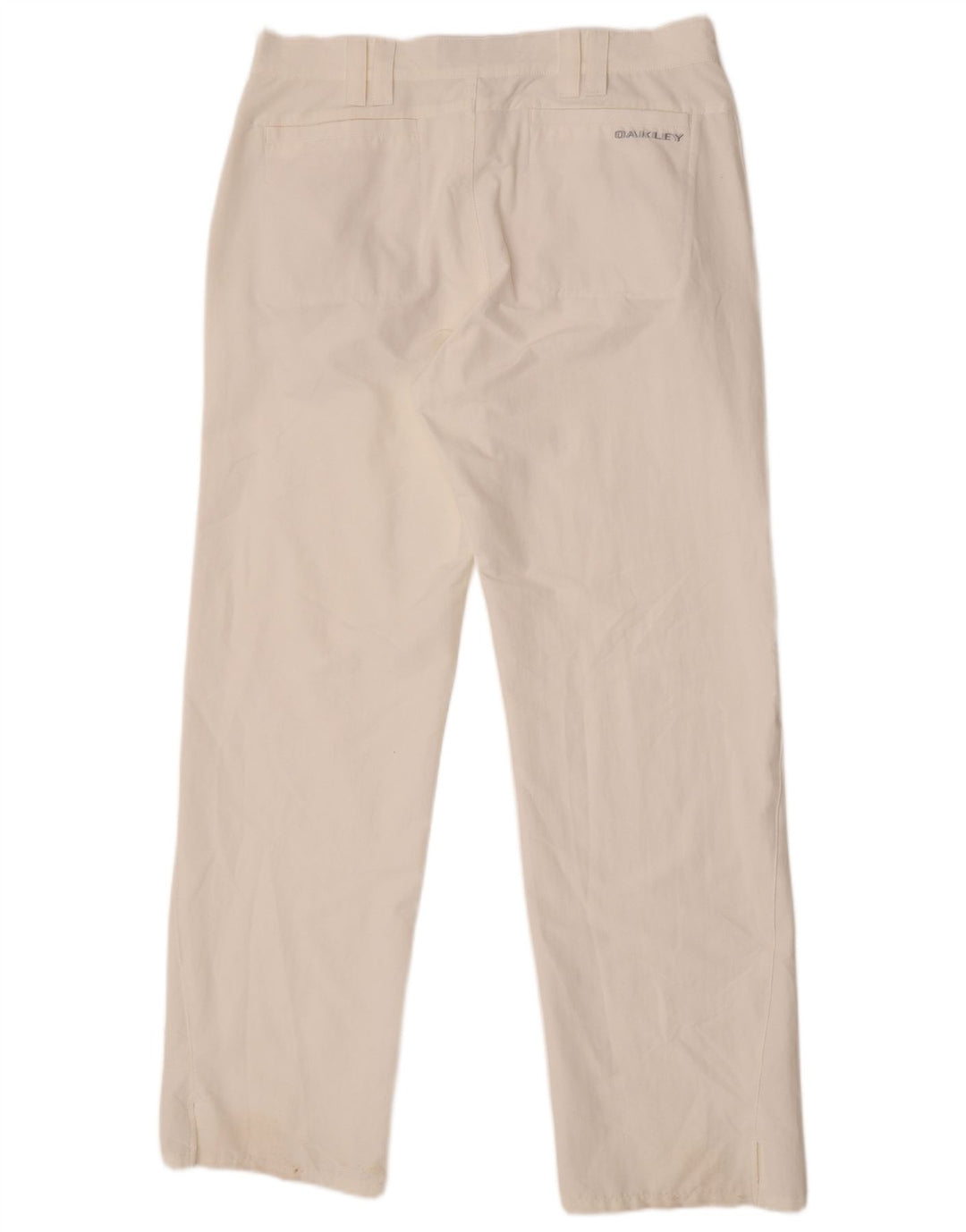 Oakley Herren Straight Chino-Hose W34 L33 Weißes Nylon
