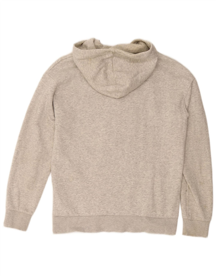 JACK & JONES Herren-Kapuzenpullover mit Reißverschluss, mittelgrau gefleckte Baumwolle