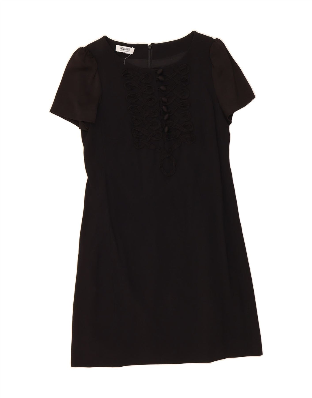 MOSCHINO Womens Shift Dress UK 6 XS Black Vintage Moschino and Second-Hand Moschino from Messina Hembry 