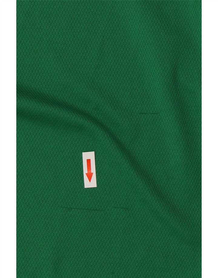 Nike Jungen-T-Shirt mit Grafik, 12–13 Jahre, groß, grün gestreift, Polyester