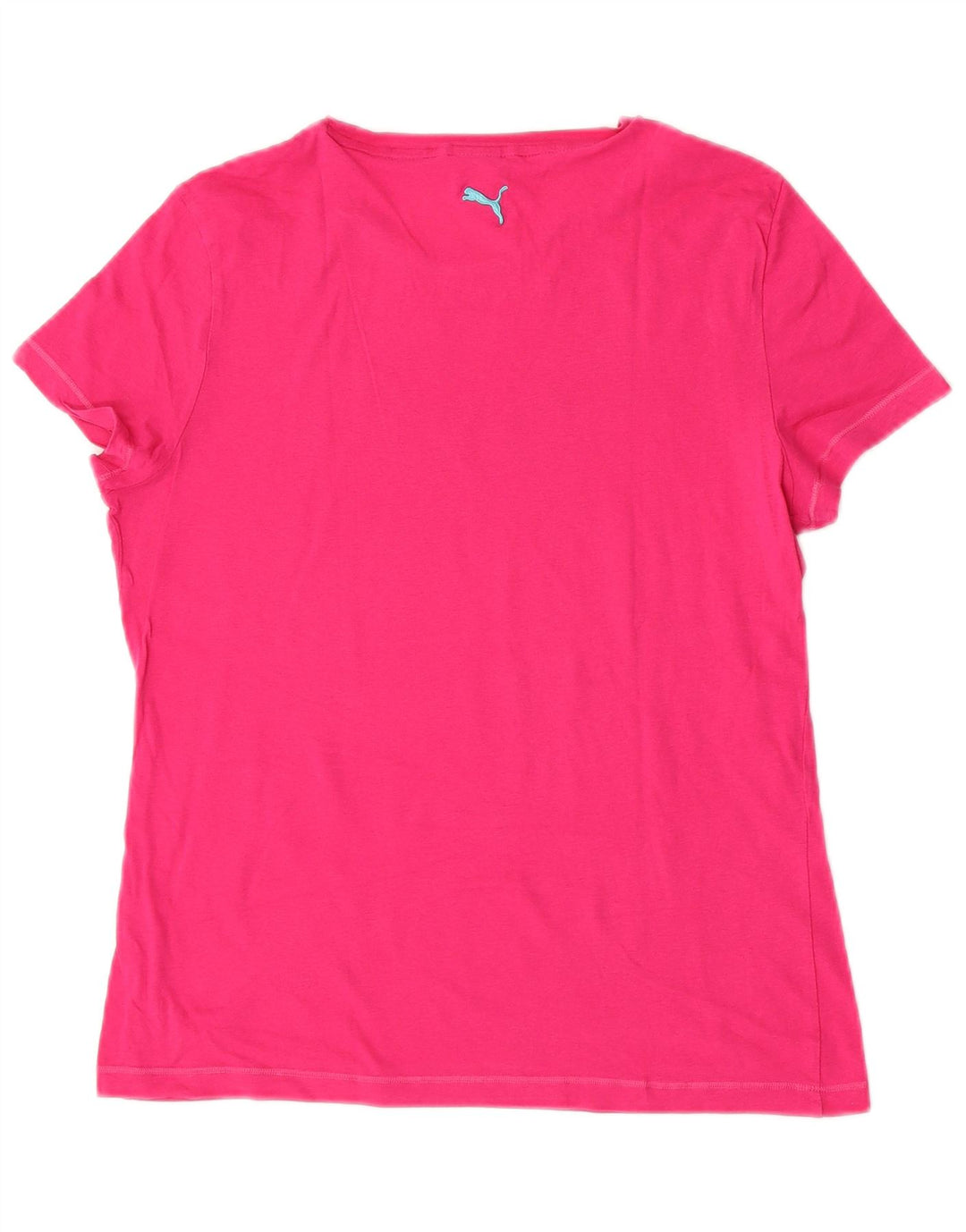 Puma Damen Graphic T-Shirt Top UK 14 Mittelrosa