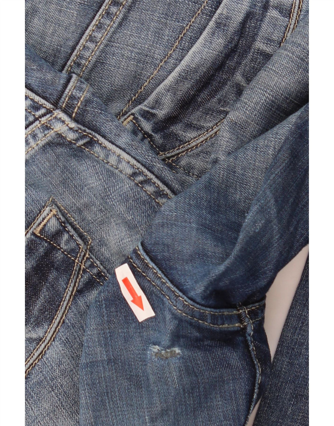 Massimo Dutti Damen Slim Jeans W28 L29 Blaue Baumwolle