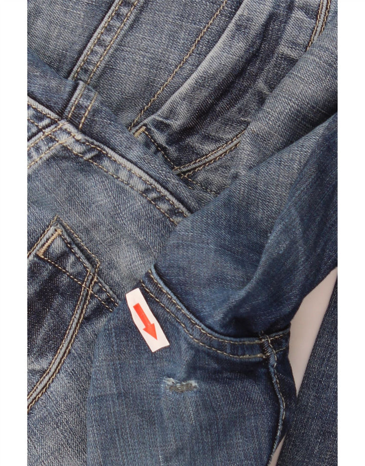 Massimo Dutti Damen Slim Jeans W28 L29 Blaue Baumwolle