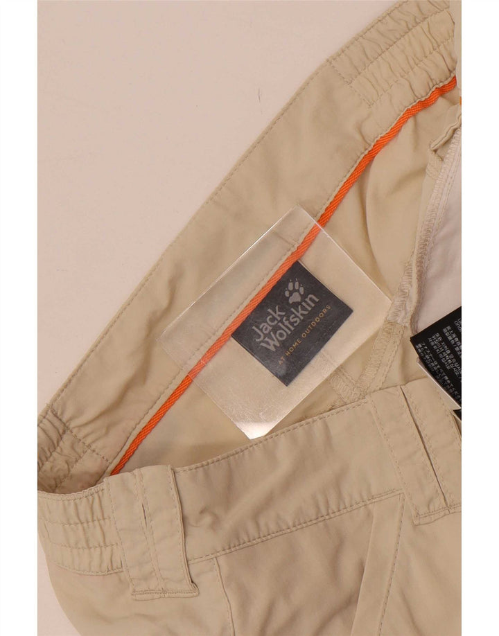 Jack Wolfskin Damen Chinoshorts UK 12 Medium W32 Beige Polyamid