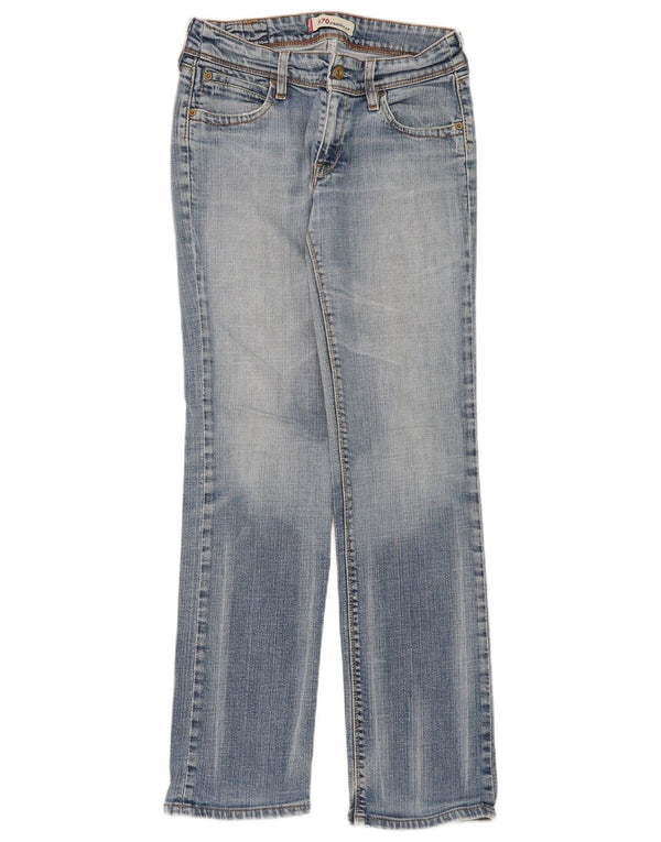 Levi's Damen 570 Straight Jeans W31 L31 Blaue Baumwolle