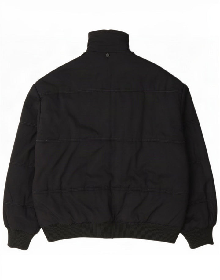Raybest Herren gepolsterte Jacke UK 40 Large Schwarz Polyester