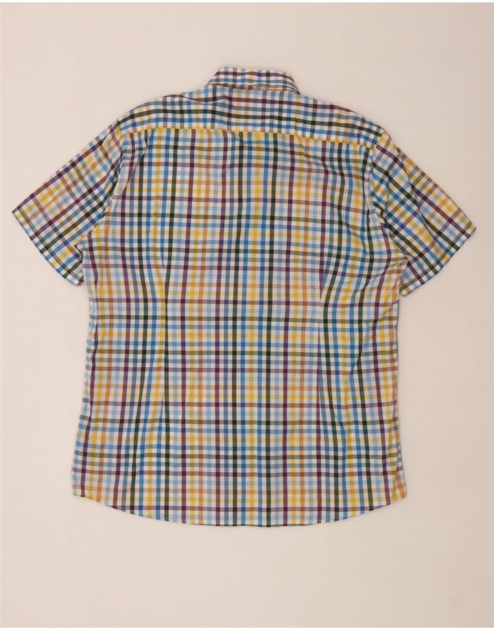 Barbour Herren-Kurzarmhemd 3XL, mehrfarbig, Gingham-Baumwolle, klassisch