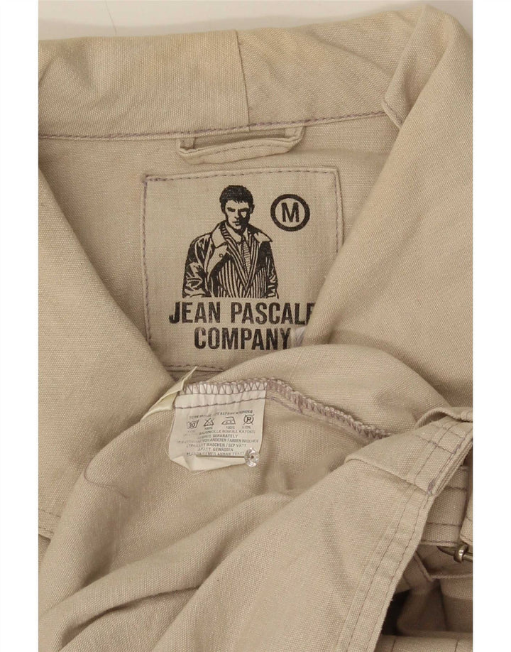 Jean Pascale Herren Loose Fit Utility Jacke UK 38 Medium Beige Classic