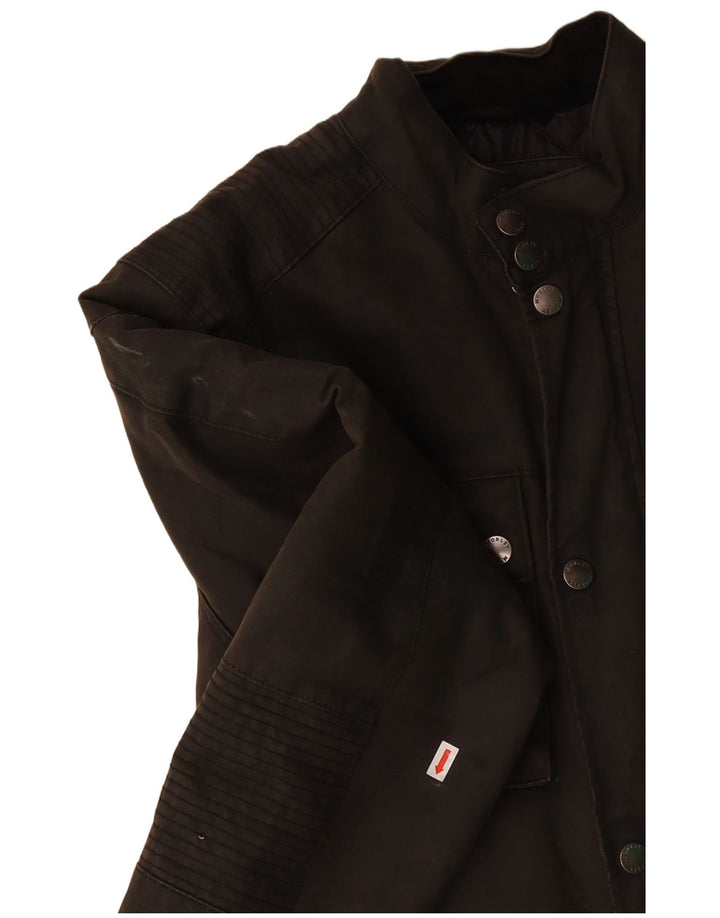 MORLY'S Mens Military Jacket UK 38 Medium Khaki Cotton