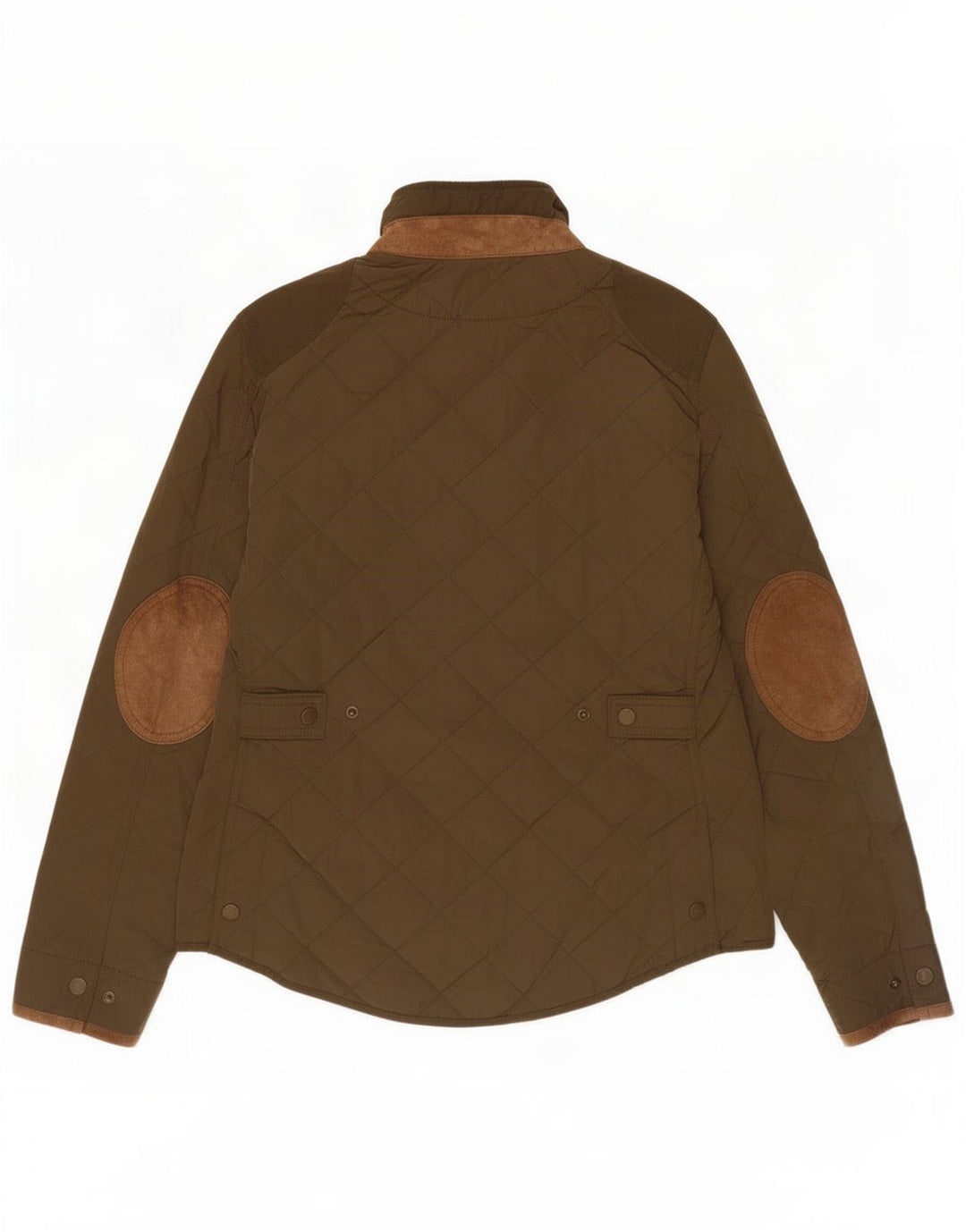 Massimo Dutti Damen Steppjacke UK 14 Medium Khaki Nylon