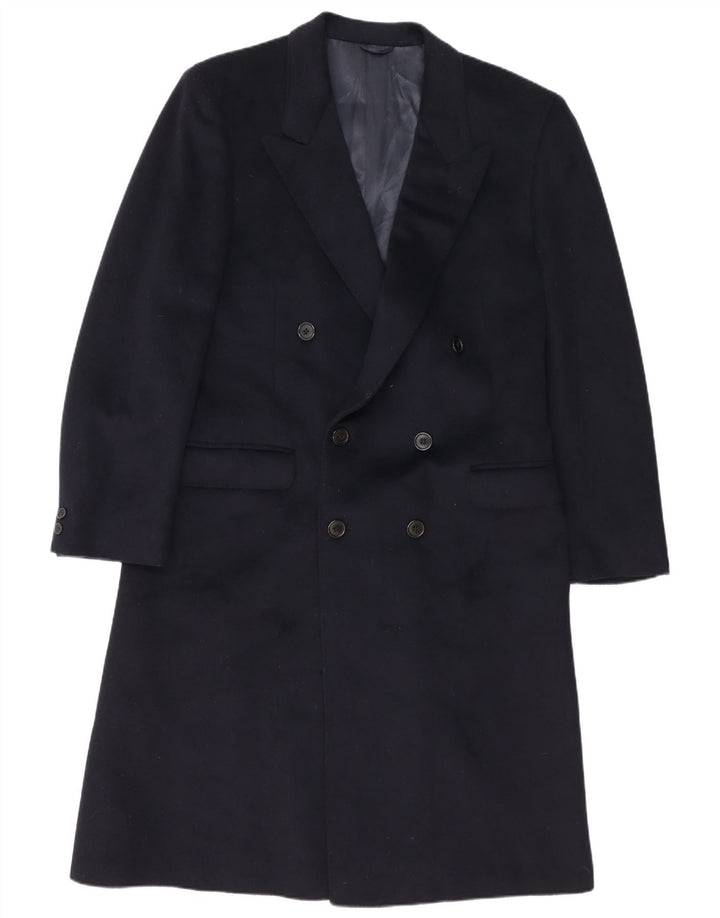 Zweireihiger Herrenmantel von San Remo, UK 38, mittleres Marineblau