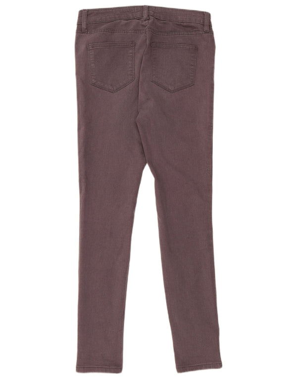 Fat Face Damen Skinny Jeans UK 10 Small W30 L29 Grau Baumwolle