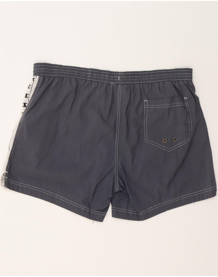 Champion Herren-Badeshorts mit Grafik, XL, Marineblau, Colourblock-Baumwolle