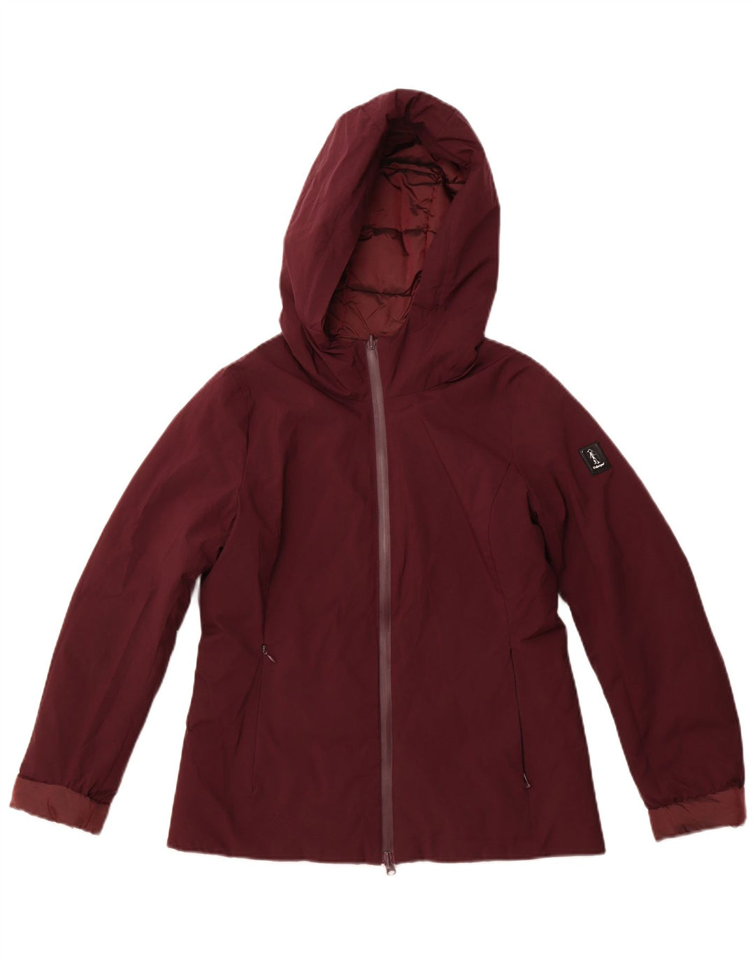 REFRIGUE Damen Kapuzenjacke, wendbar, wattiert, Gr. 10, Burgunderrot