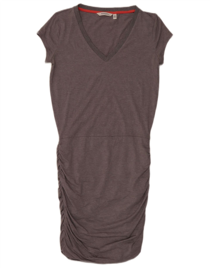 Athleta Damen-Kleid in Übergröße mit tiefer Taille, UK 6, XS, Grau, Polyester