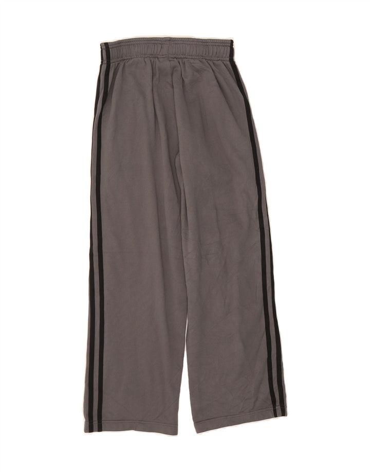 ADIDAS Boys Tracksuit Trousers 10-11 Years Medium Grey Polyester Vintage Adidas and Second-Hand Adidas from Messina Hembry 