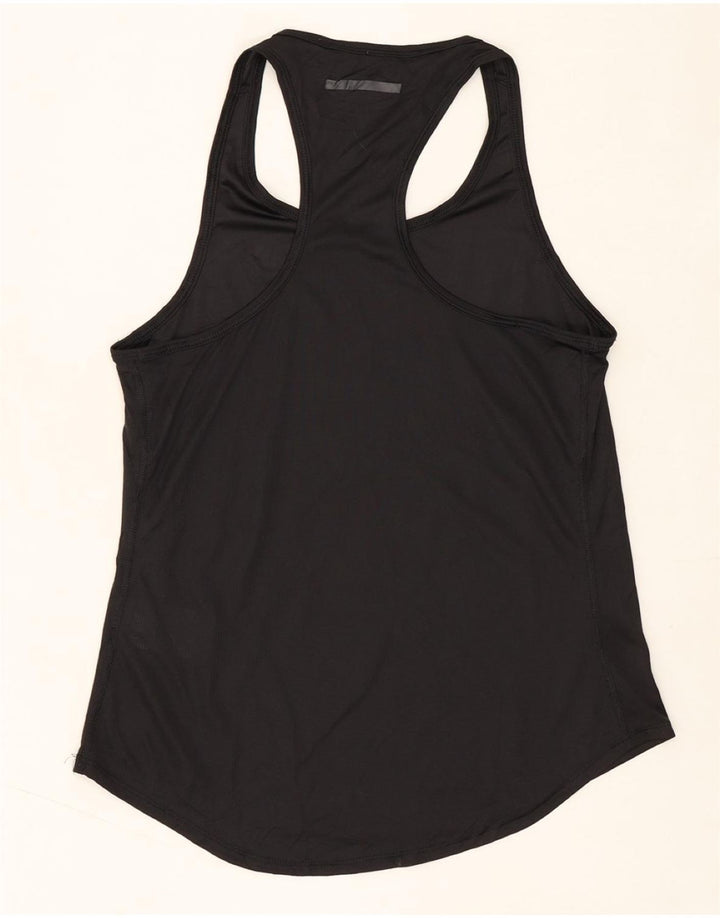 ADIDAS Womens Climalite Vest Top UK 8/10 Small Black Polyester Vintage Adidas and Second-Hand Adidas from Messina Hembry 