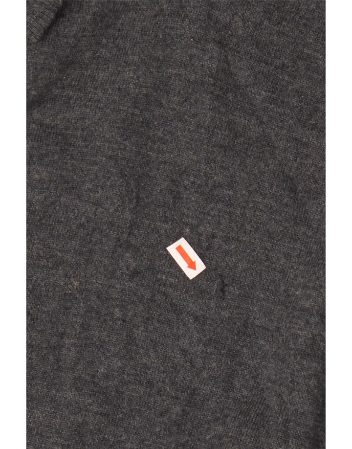 Zara Herren V-Ausschnitt Pullover Pullover XL Grau