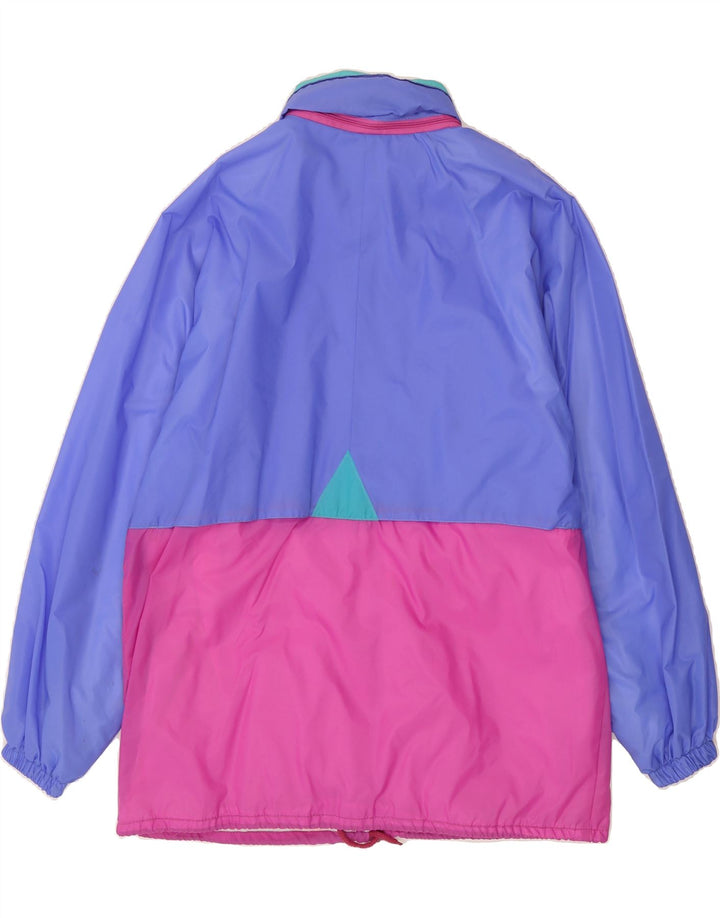 K-WAY Mens Rain Jacket UK 42 XL Multicoloured Colourblock Polyamide Vintage K-Way and Second-Hand K-Way from Messina Hembry 