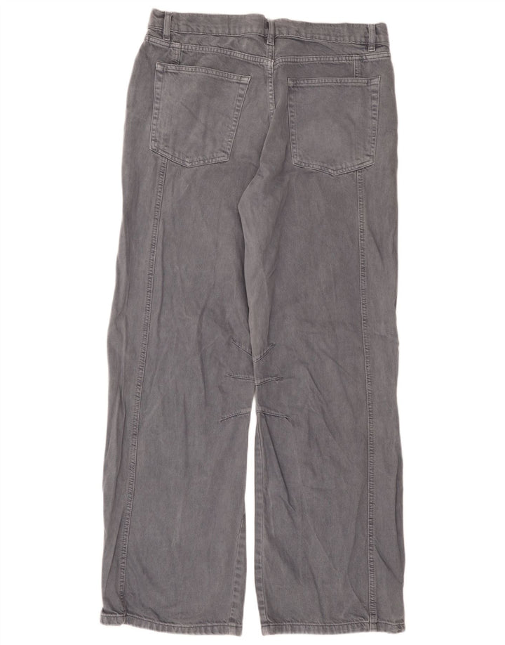 Zara Herren Straight Jeans EU 44 Large W34 L32 Graue Baumwolle
