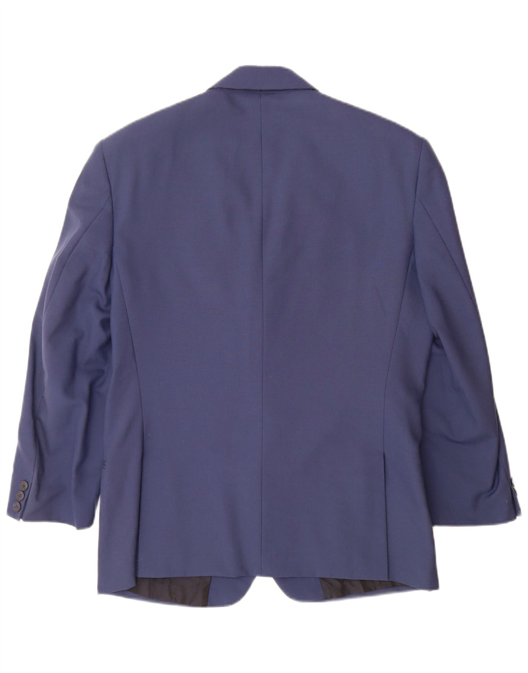 Biagiotti Herren-Blazer mit 2 Knöpfen, UK 38, mittelblaue Schurwolle