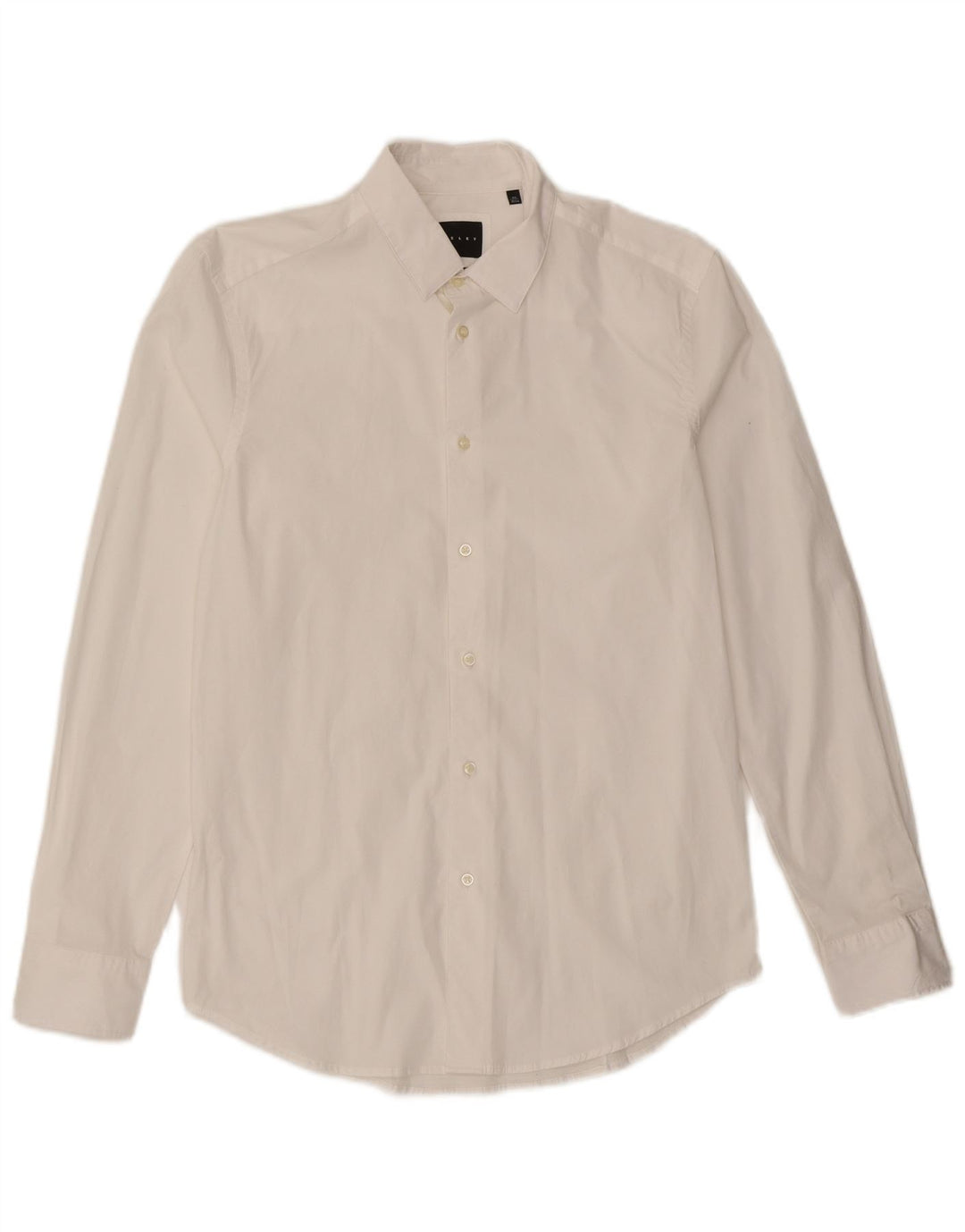 Sisley Herren Slim Fit Hemd Größe 40 15 3/4 Mittelweiß