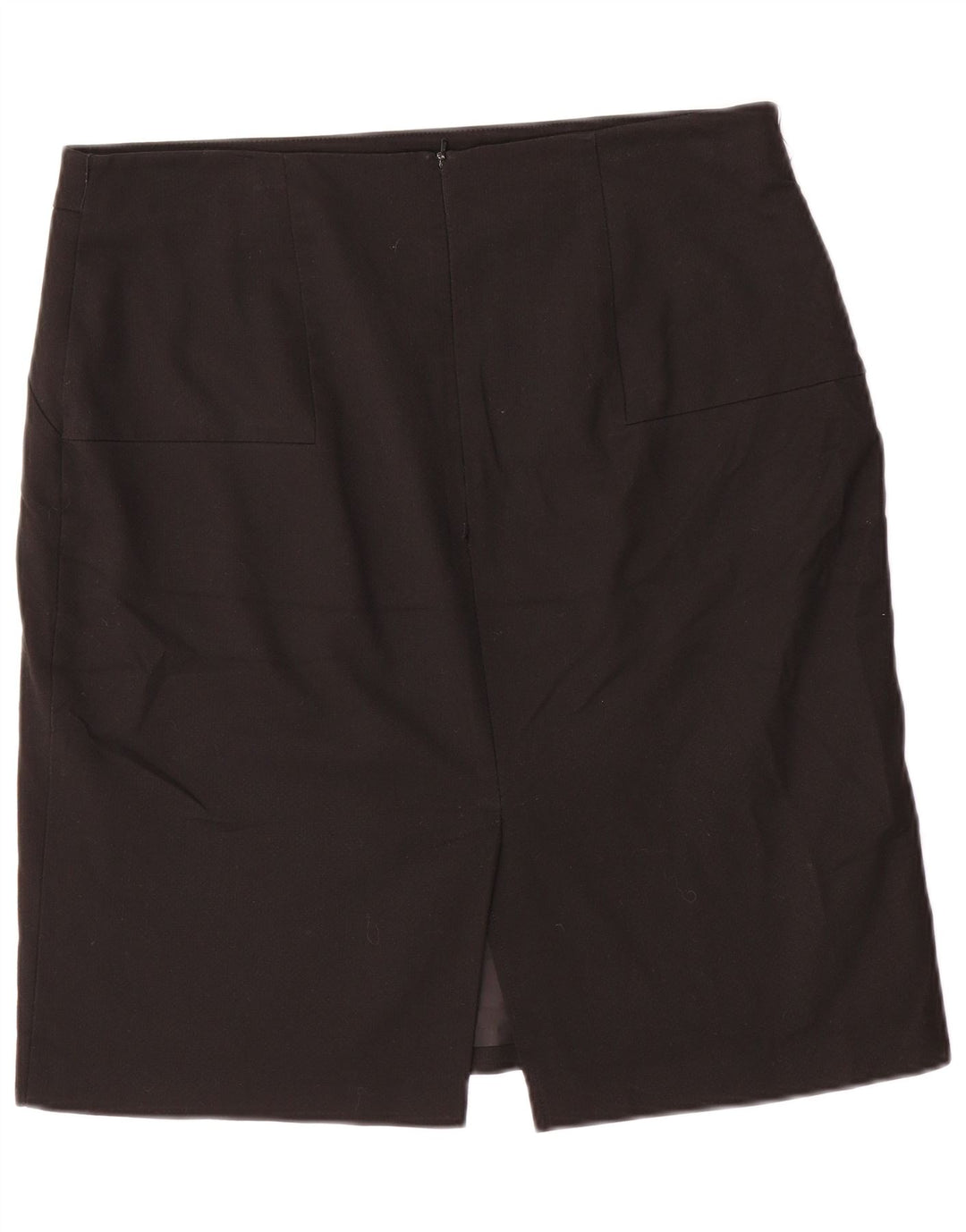 Oasis Damen gerader Rock UK 16 Large W34 Schwarz