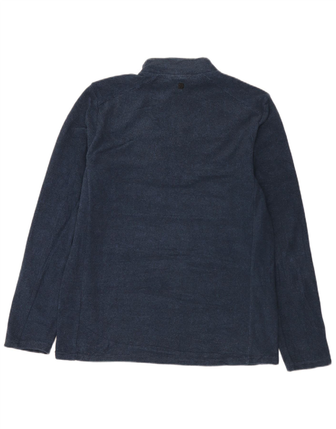 Mountain Warehouse Herren-Sweatshirt mit Reißverschluss am Kragen, mittelgroß, marineblau gefleckt