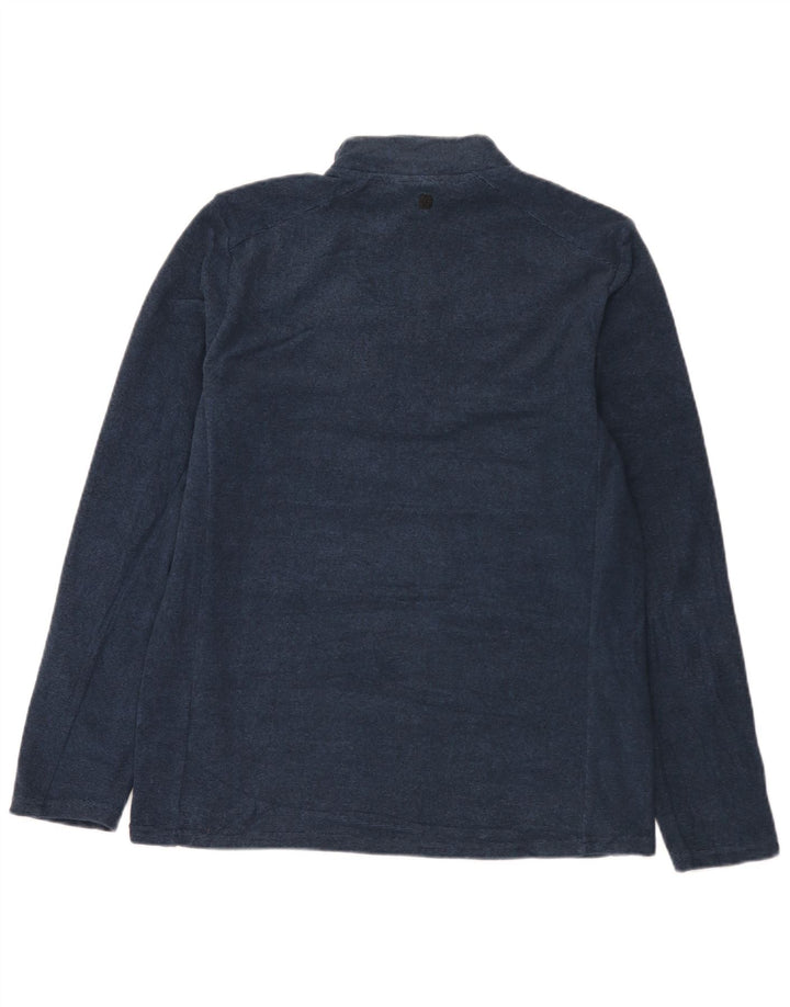 Mountain Warehouse Herren-Sweatshirt mit Reißverschluss am Kragen, mittelgroß, marineblau gefleckt