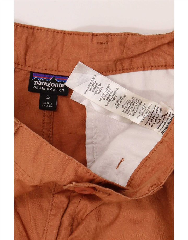 Patagonia Herren Chinoshorts W32 Mittelorange Baumwolle