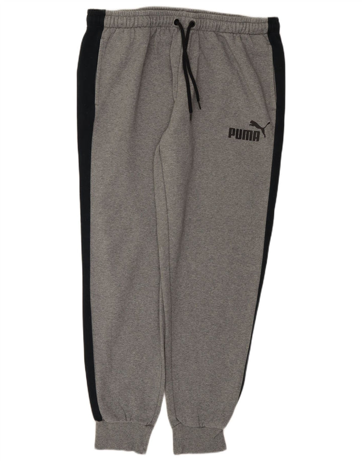 Puma Herren Trainingshose Jogger 2XL Grau Colourblock Polyester