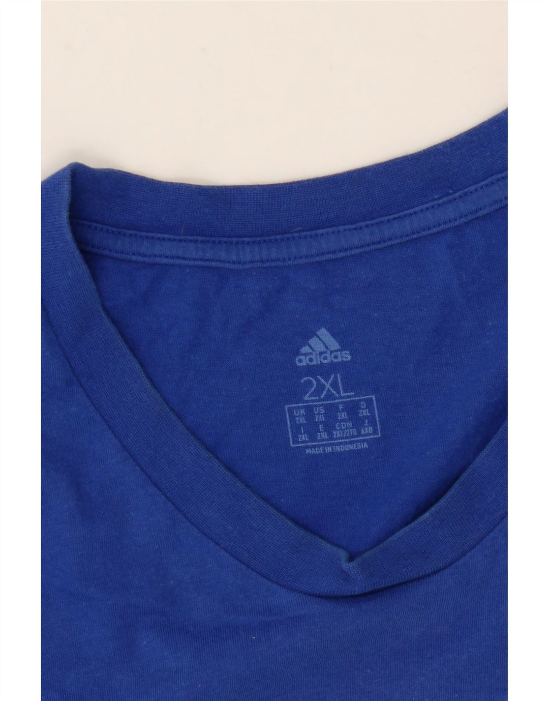 Adidas Herren Grafik T-Shirt Top 2XL Blau