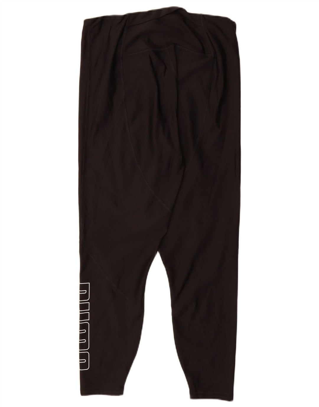 PUMA Damen Graphic Leggings UK 14 Large Schwarz