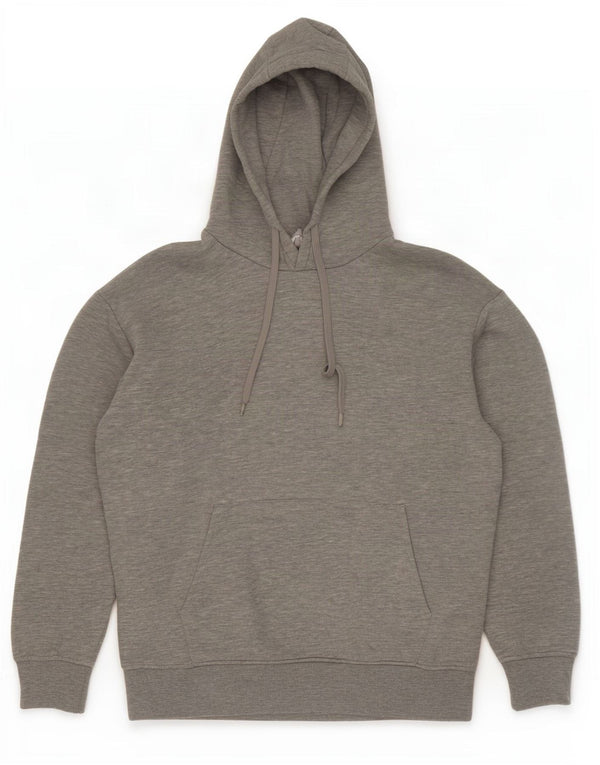 Zara Herren Kapuzenpullover Mittelgrau meliert