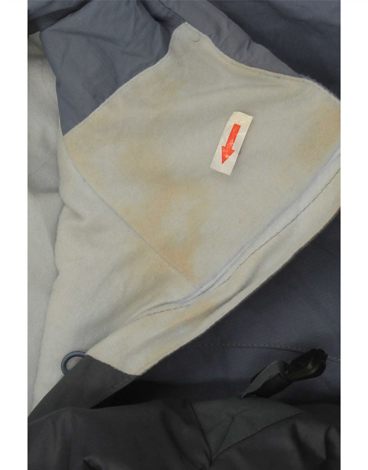 Columbia Damen-Windbreakerjacke mit Kapuze, UK 14, Mittelblau, Farbblock