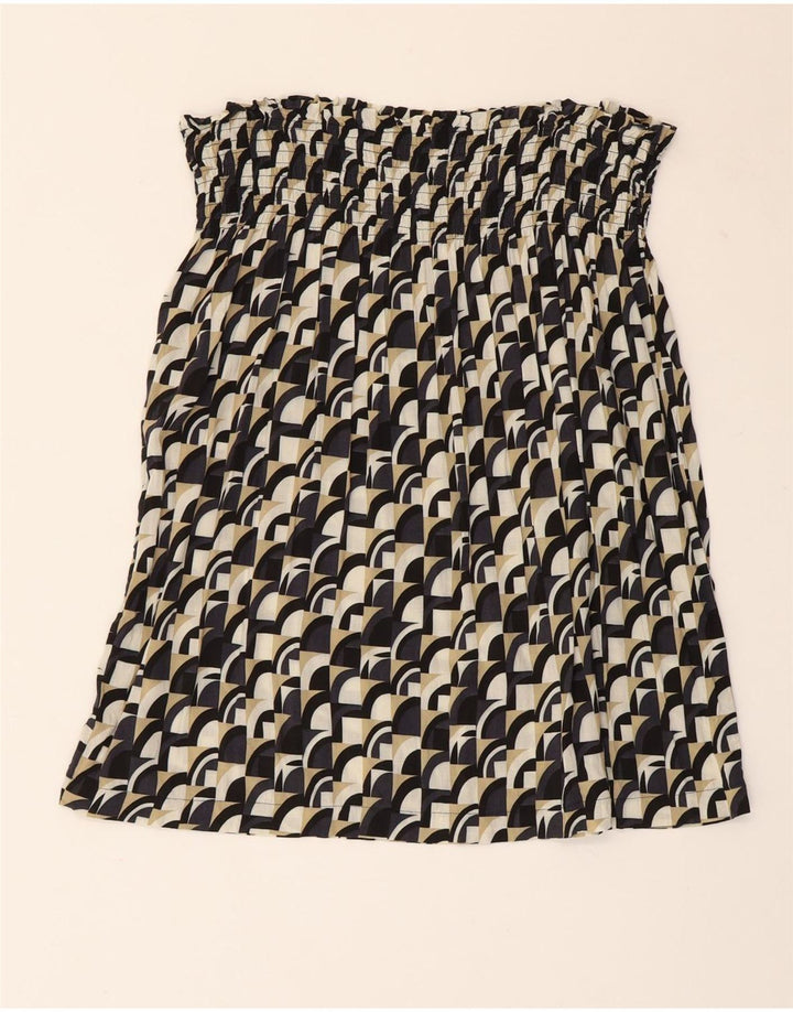 Trägerloses Top für Damen von Benetton, Größe S, mehrfarbig, geometrisch